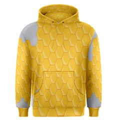 Hexagons Yellow Honeycomb Hive Bee Hive Pattern Men s Core Hoodie by artworkshop