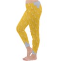 Hexagons Yellow Honeycomb Hive Bee Hive Pattern Classic Winter Leggings View2