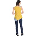 Hexagons Yellow Honeycomb Hive Bee Hive Pattern Sleeveless Tunic View2