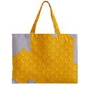 Hexagons Yellow Honeycomb Hive Bee Hive Pattern Zipper Mini Tote Bag View1