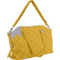 Hexagons Yellow Honeycomb Hive Bee Hive Pattern Canvas Crossbody Bag View1