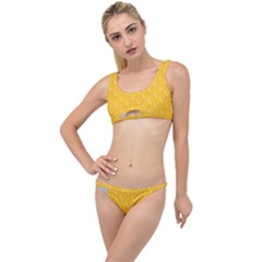 Hexagons Yellow Honeycomb Hive Bee Hive Pattern The Little Details Bikini Set by artworkshop