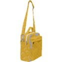 Hexagons Yellow Honeycomb Hive Bee Hive Pattern Crossbody Day Bag View2