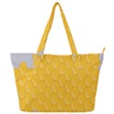 Hexagons Yellow Honeycomb Hive Bee Hive Pattern Full Print Shoulder Bag View1