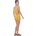 Hexagons Yellow Honeycomb Hive Bee Hive Pattern Summer Cropped Co-Ord Set View2