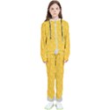 Hexagons Yellow Honeycomb Hive Bee Hive Pattern Kids  Tracksuit View1