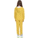 Hexagons Yellow Honeycomb Hive Bee Hive Pattern Kids  Tracksuit View2