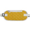 Hexagons Yellow Honeycomb Hive Bee Hive Pattern Rounded Waist Pouch View1