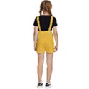 Hexagons Yellow Honeycomb Hive Bee Hive Pattern Kids  Short Overalls View4