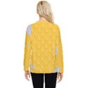 Hexagons Yellow Honeycomb Hive Bee Hive Pattern Hidden Pocket Sweatshirt View2