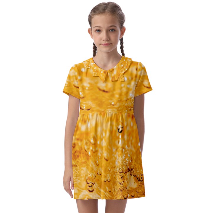 Water Kids  Asymmetric Collar Dress