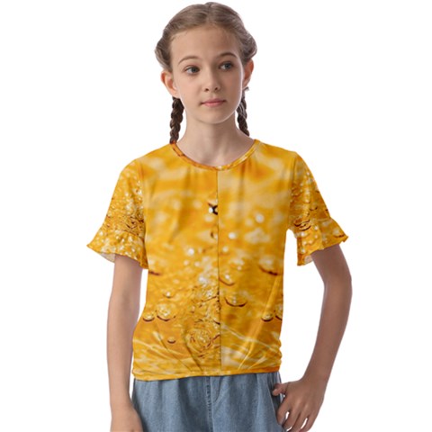 Water Kids  Cuff Sleeve Scrunch Bottom Tee by artworkshop