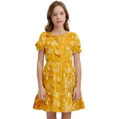 Water Kids  Puff Sleeved Dress