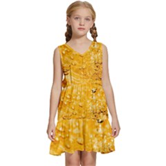 Water Kids  Sleeveless Tiered Mini Dress