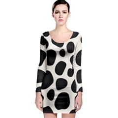 Texture Design Wallpaperpublic Long Sleeve Bodycon Dress by artworkshop