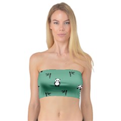 Pandas Pattern Bandeau Top by artworkshop