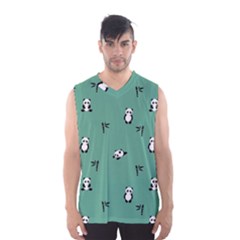 Pandas Pattern Men s Basketball Tank Top