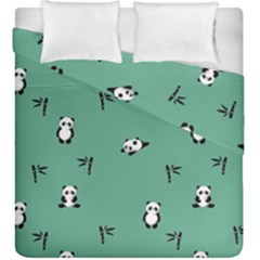 Pandas Pattern Duvet Cover Double Side (king Size) by artworkshop