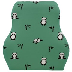 Pandas Pattern Car Seat Velour Cushion  by artworkshop