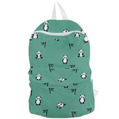 Pandas Pattern Foldable Lightweight Backpack by artworkshop