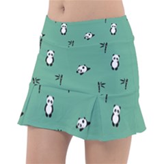 Pandas Pattern Classic Tennis Skirt by artworkshop