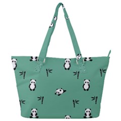 Pandas Pattern Full Print Shoulder Bag by artworkshop