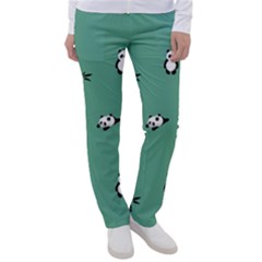 Pandas Pattern Women s Casual Pants