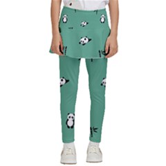 Pandas Pattern Kids  Skirted Pants