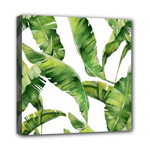 Sheets Tropical Plant Palm Summer Exotic Mini Canvas 8  X 8  (stretched) by artworkshop