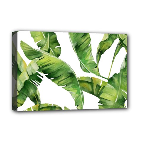 Sheets Tropical Plant Palm Summer Exotic Deluxe Canvas 18  X 12  (stretched) by artworkshop