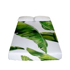 Sheets Tropical Plant Palm Summer Exotic Fitted Sheet (full/ Double Size) by artworkshop