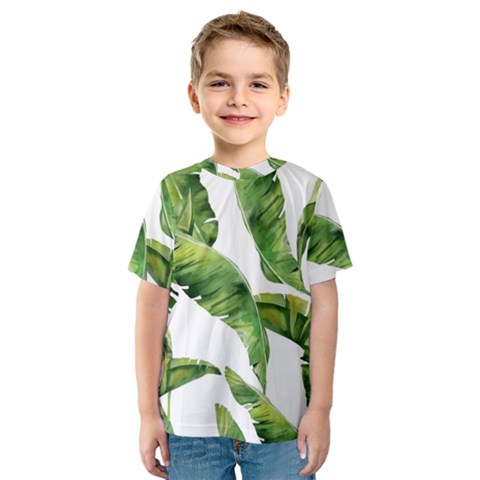 Sheets Tropical Plant Palm Summer Exotic Kids  Sport Mesh Tee by artworkshop