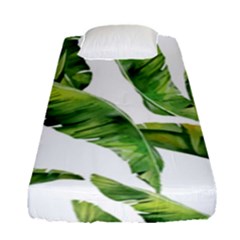 Sheets Tropical Plant Palm Summer Exotic Fitted Sheet (single Size) by artworkshop