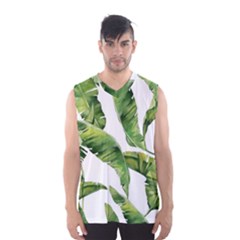 Sheets Tropical Plant Palm Summer Exotic Men s Basketball Tank Top