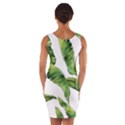 Sheets Tropical Plant Palm Summer Exotic Wrap Front Bodycon Dress View2