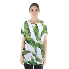 Sheets Tropical Plant Palm Summer Exotic Skirt Hem Sports Top by artworkshop