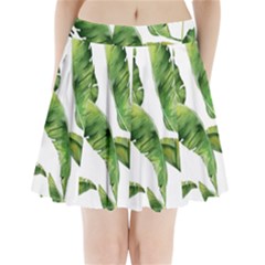 Sheets Tropical Plant Palm Summer Exotic Pleated Mini Skirt by artworkshop