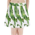 Sheets Tropical Plant Palm Summer Exotic Pleated Mini Skirt View1