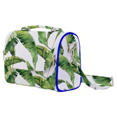 Sheets Tropical Plant Palm Summer Exotic Satchel Shoulder Bag by artworkshop