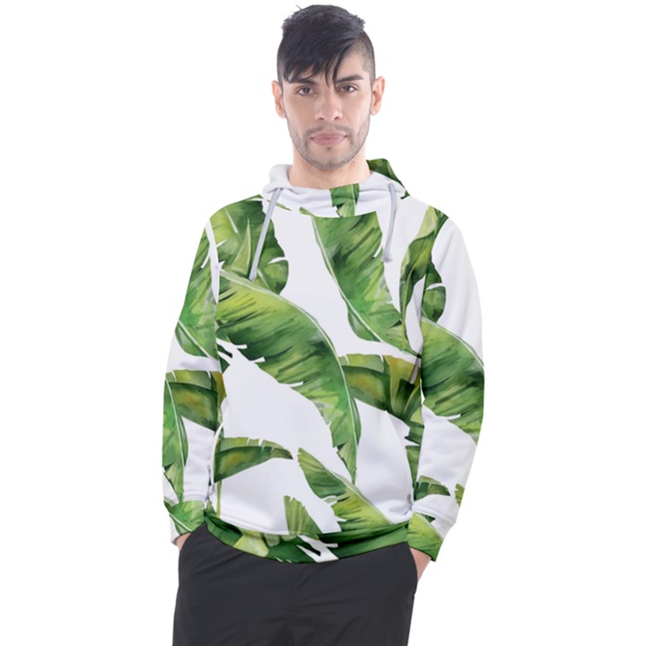 Sheets Tropical Plant Palm Summer Exotic Men s Pullover Hoodie