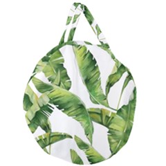 Sheets Tropical Plant Palm Summer Exotic Giant Round Zipper Tote by artworkshop