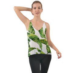 Sheets Tropical Plant Palm Summer Exotic Chiffon Cami by artworkshop