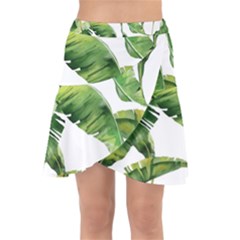 Sheets Tropical Plant Palm Summer Exotic Wrap Front Skirt by artworkshop