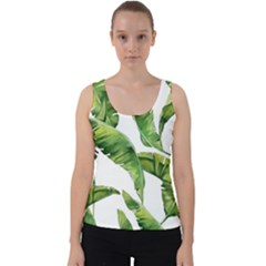 Sheets Tropical Plant Palm Summer Exotic Velvet Tank Top by artworkshop