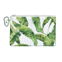 Sheets Tropical Plant Palm Summer Exotic Canvas Cosmetic Bag (large) by artworkshop