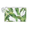 Sheets Tropical Plant Palm Summer Exotic Canvas Cosmetic Bag (Large) View1