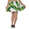 Sheets Tropical Plant Palm Summer Exotic Velvet Skater Skirt View2