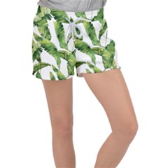 Sheets Tropical Plant Palm Summer Exotic Velour Lounge Shorts by artworkshop