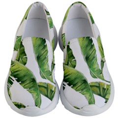 Sheets Tropical Plant Palm Summer Exotic Kids Lightweight Slip Ons by artworkshop