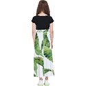 Sheets Tropical Plant Palm Summer Exotic Kids  Flared Maxi Skirt View2